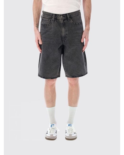 Levi's Gray 478 Cotton Denim Shorts for men