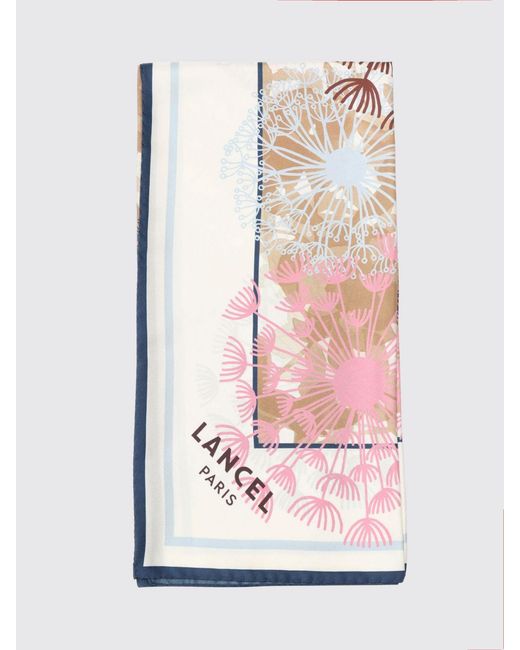 Lancel Pink Neck Scarf