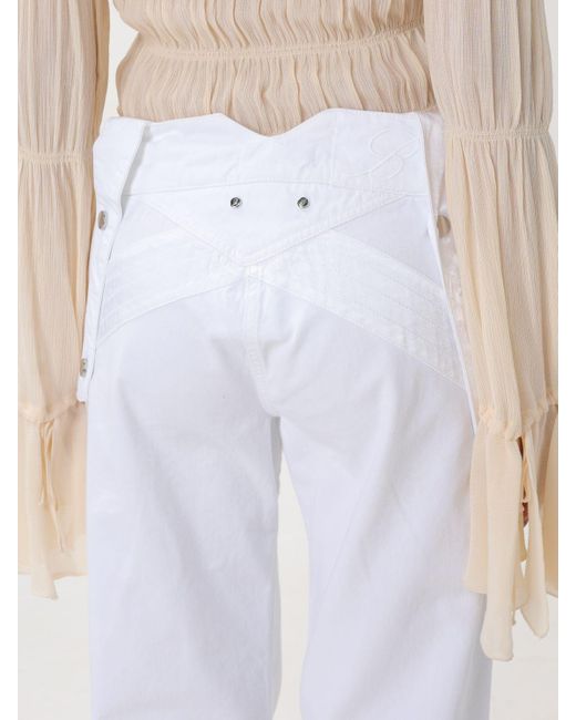 Pantalón Blumarine de color White