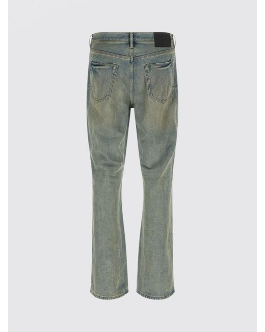 Purple Green Hadley Vintage Straight Distressed Denim Jeans for men