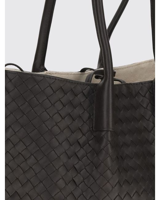 Bottega Veneta Black Pinacoteca Medium Woven Leather Bag