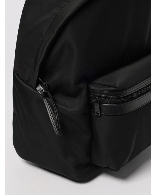 Saint Laurent Black Nylon And Leather Backpack for men