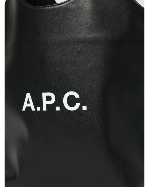 A.P.C. Black Ninon Small Tote Shoulder Bag