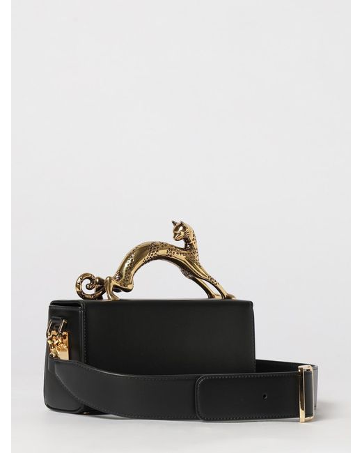 Lanvin Black Leather Bag With Sculptural Handle