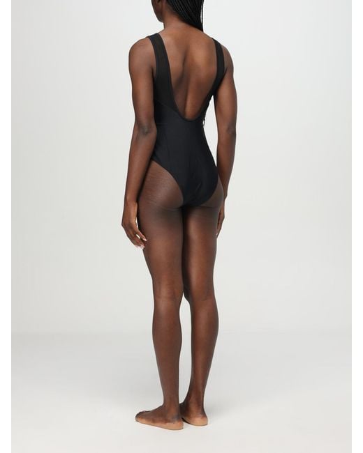 Karl Lagerfeld Black Swimsuit With Logo