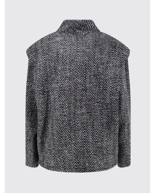 Isabel Marant Gray Abstract Pattern Short Coat