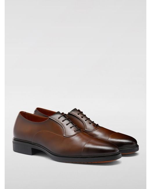 Santoni Schnürschuhe Herren in Brown für Herren