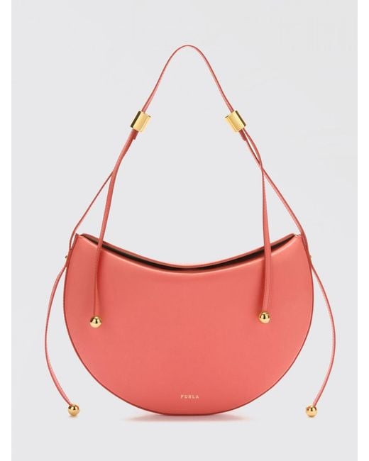 Furla Pink Moonstone M Leather Bag