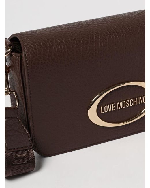 Borsa A Tracolla di Love Moschino in Brown