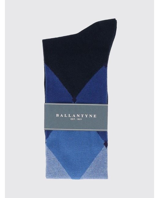 Ballantyne Blue Socks for men