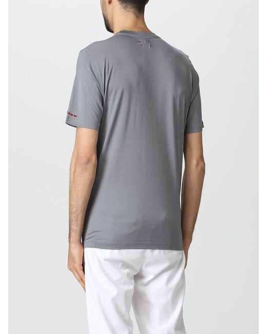 Kiton Gray T-shirt for men