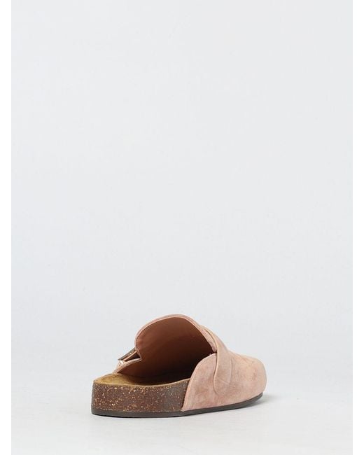 Tory Burch Pink Mellow Suede Mules