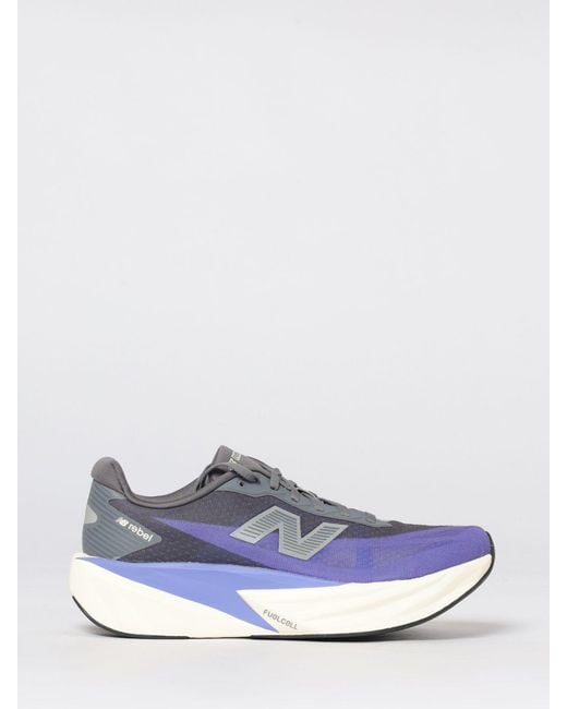 New Balance White Fuelcell Rebel V5 Mesh Sneakers for men