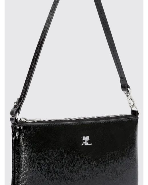 Courreges Black CourrÈ Ges Shoulder Bag
