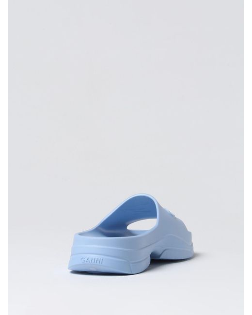 Sandalo in gomma riciclata di Ganni in Blue