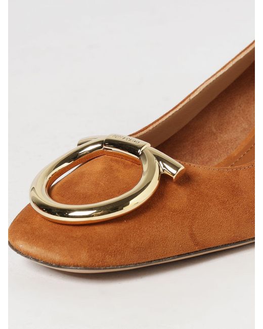 Ferragamo Brown High Heel Shoes