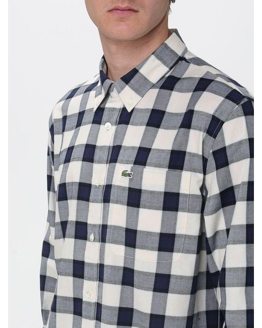 Chemise Homme Lacoste pour homme en coloris Blue