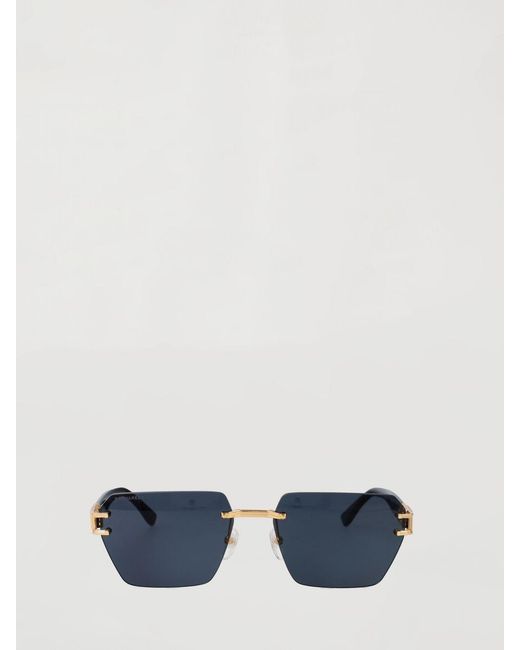 DSquared² Blue Tone Metal Aviator Sunglasses With Lenses for men
