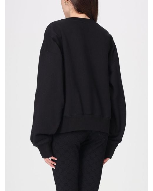 Gucci Blue Horsebit Cotton Crewneck Sweatshirt