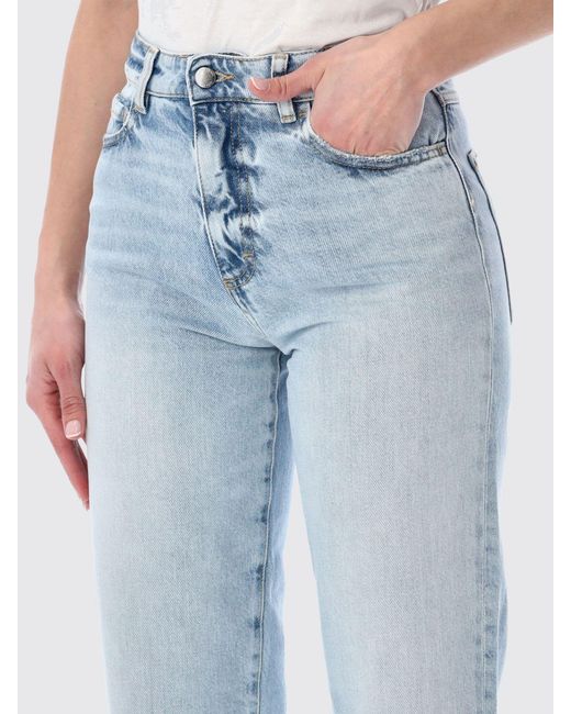 ICON DENIM Blue Jilli Cropped Fit Denim Jeans