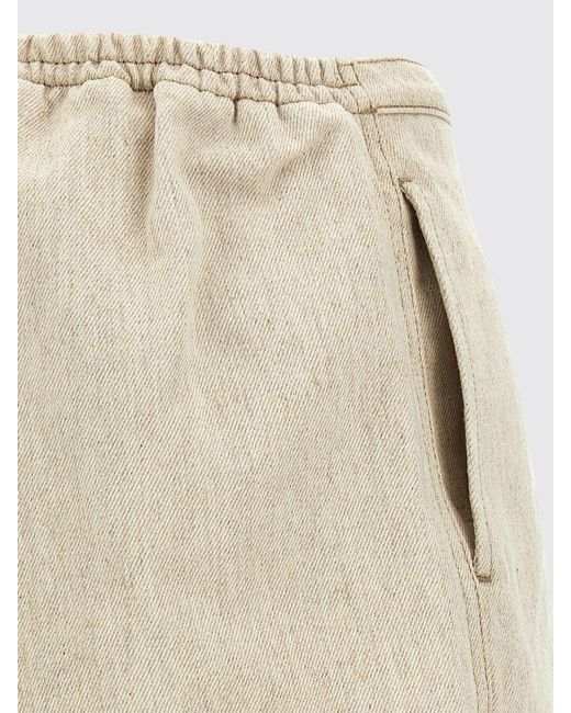 Jacquemus White Cotton Blend Shorts
