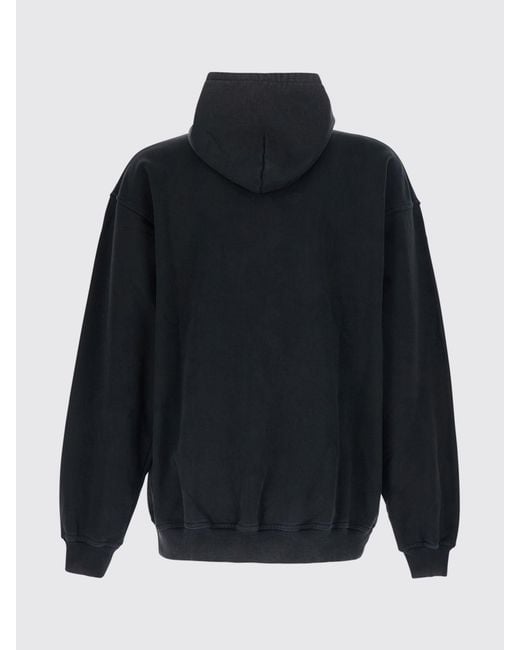 Represent Blue Relaxed Fit Graphic Print Cotton Hoodie for men