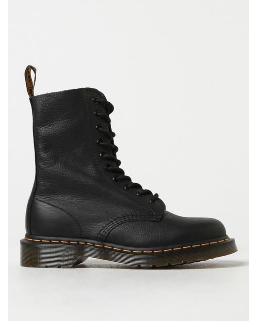 Dr martens flat sales ankle boots