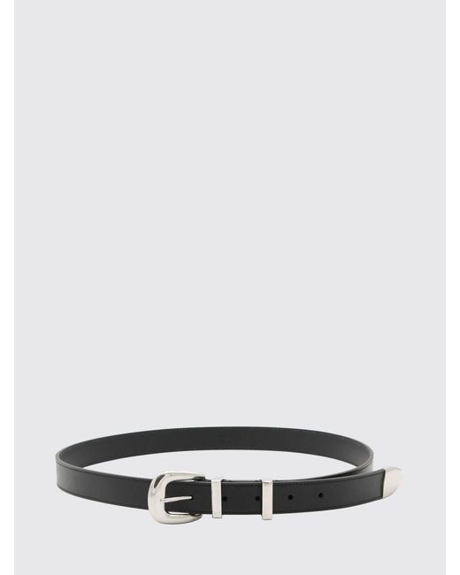 Céline White Leather Belt for men
