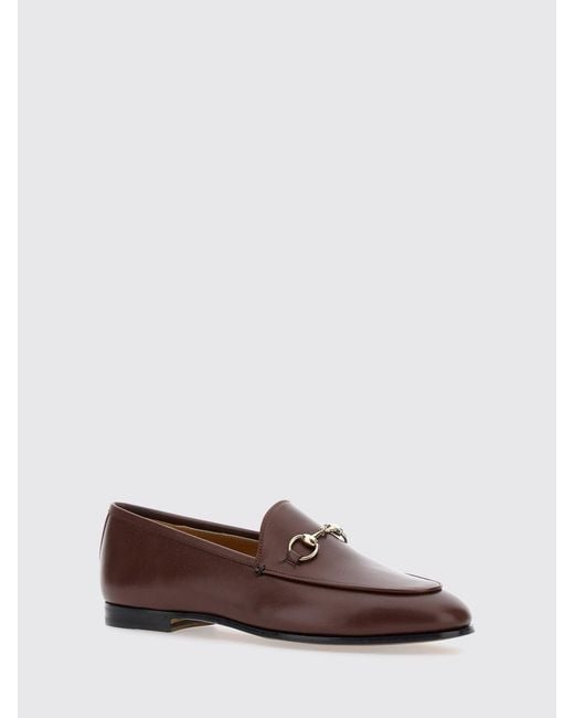 Gucci Brown Jordaan Horsebit Loafers