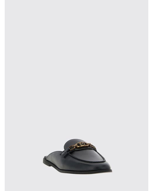Pinko Black Naty 09 Leather Mules