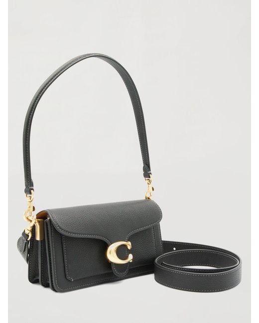 COACH Gray Tabby 20 Grained Leather Bag