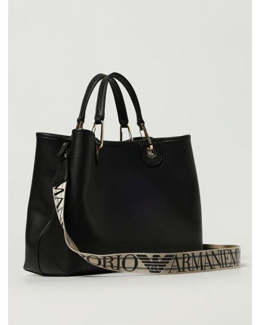 Emporio Armani Black Shoulder Bag