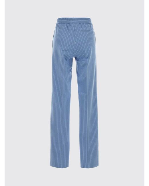 Orian Blue Straight Trousers