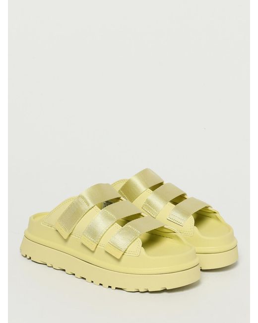 Ugg Yellow Heeled Sandals