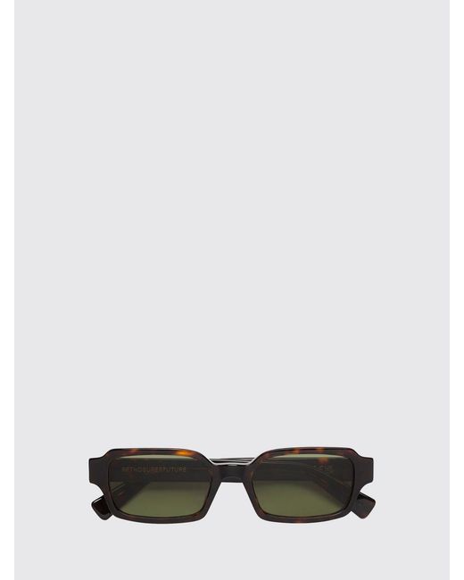 Retrosuperfuture Brown Carino Rectangular Tortoiseshell Acetate Sunglasses for men