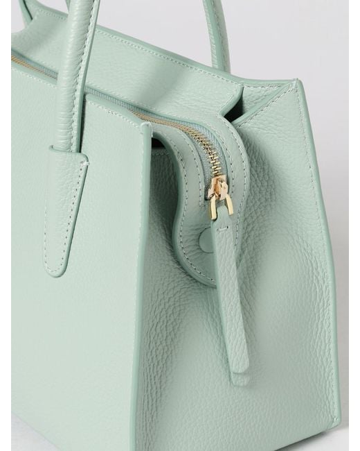 Coccinelle Green Myrtha Grained Leather Bag