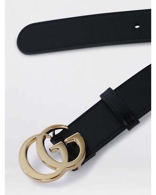 Gucci White Gg Marmont Leather Belt for men