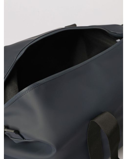 Rains Black Hilo Weekend Duffel Bag for men