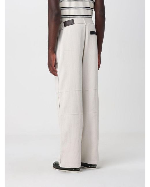 Carrera White Wide-Leg Trousers for men