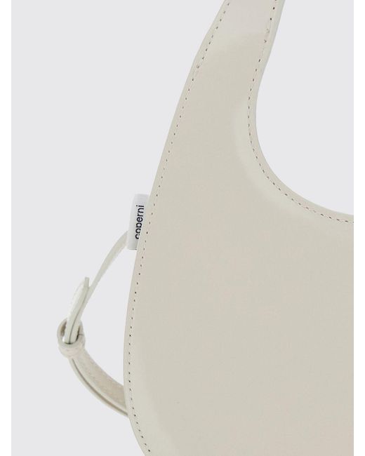 Coperni White Swipe Smooth Cowhide Handbag With Removable Shoulder Strap