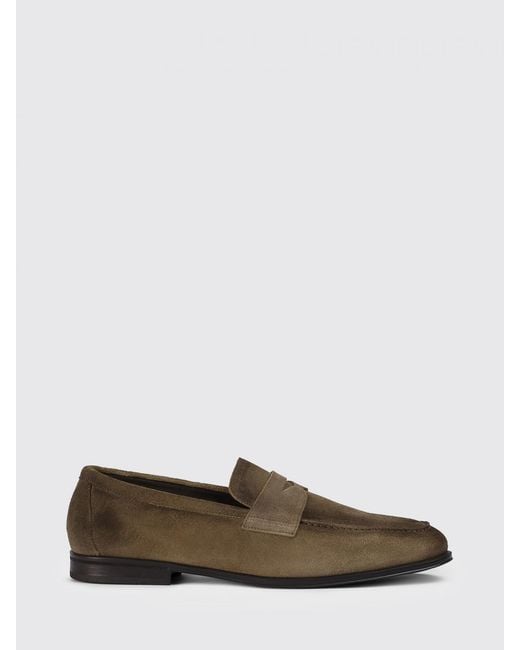 Doucal's Brown Suede Loafers for men