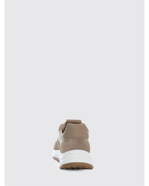 Hogan White Hyperlight Suede And Mesh Sneakers for men