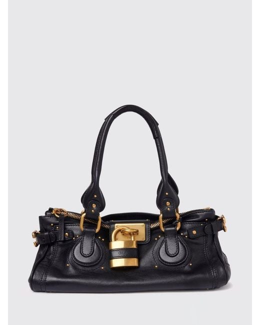 Chloé Black ChloÉ Paddington Ledertasche