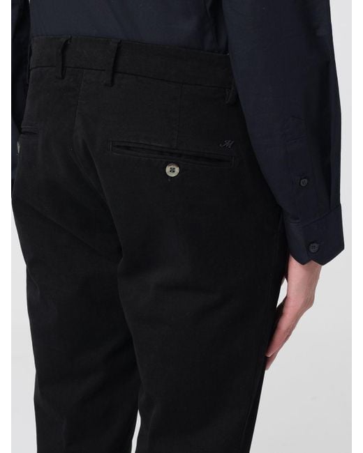 Mason's Black Trousers for men