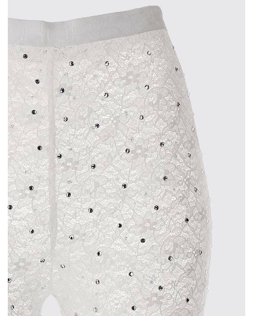 Alessandra Rich White Trousers