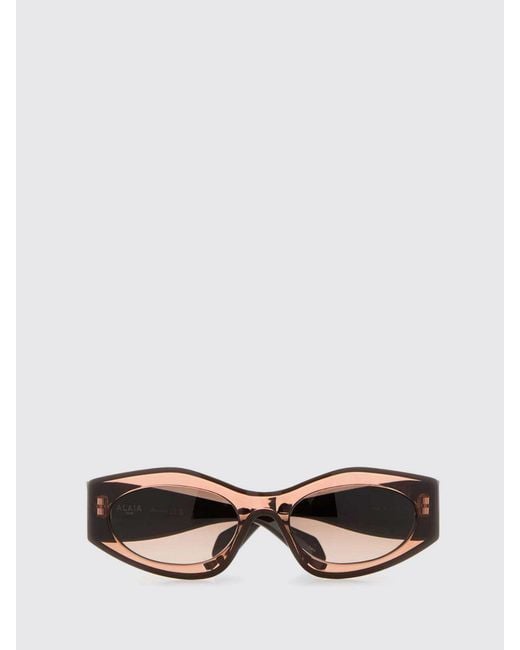 Alaïa White Acetate Sunglasses