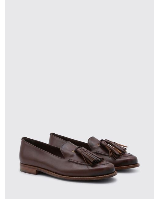 Church's White Renee Leather Loafers