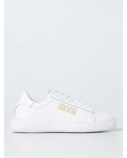 Sneakers con logo di Versace Jeans in White