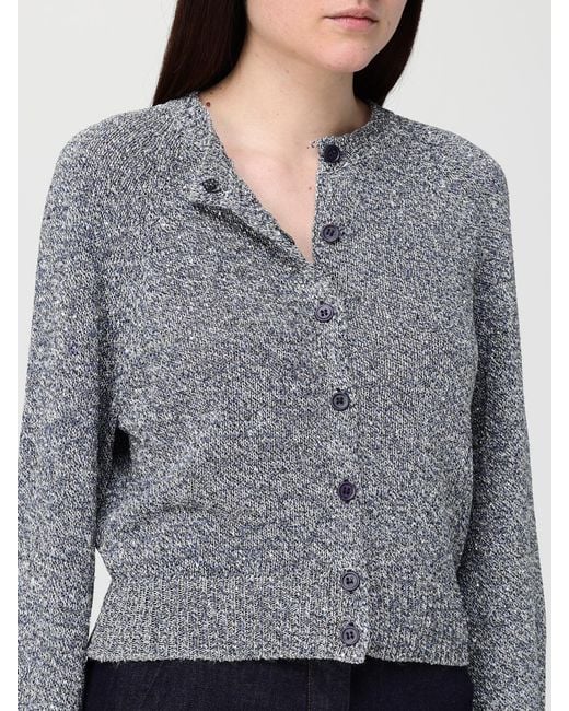 Cardigan Basic di Kangra in Gray