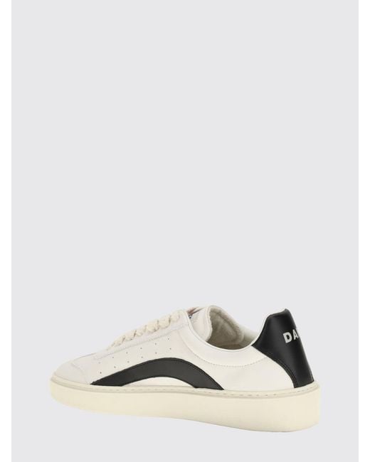 DSquared² Natural Rider Leather Sneakers for men